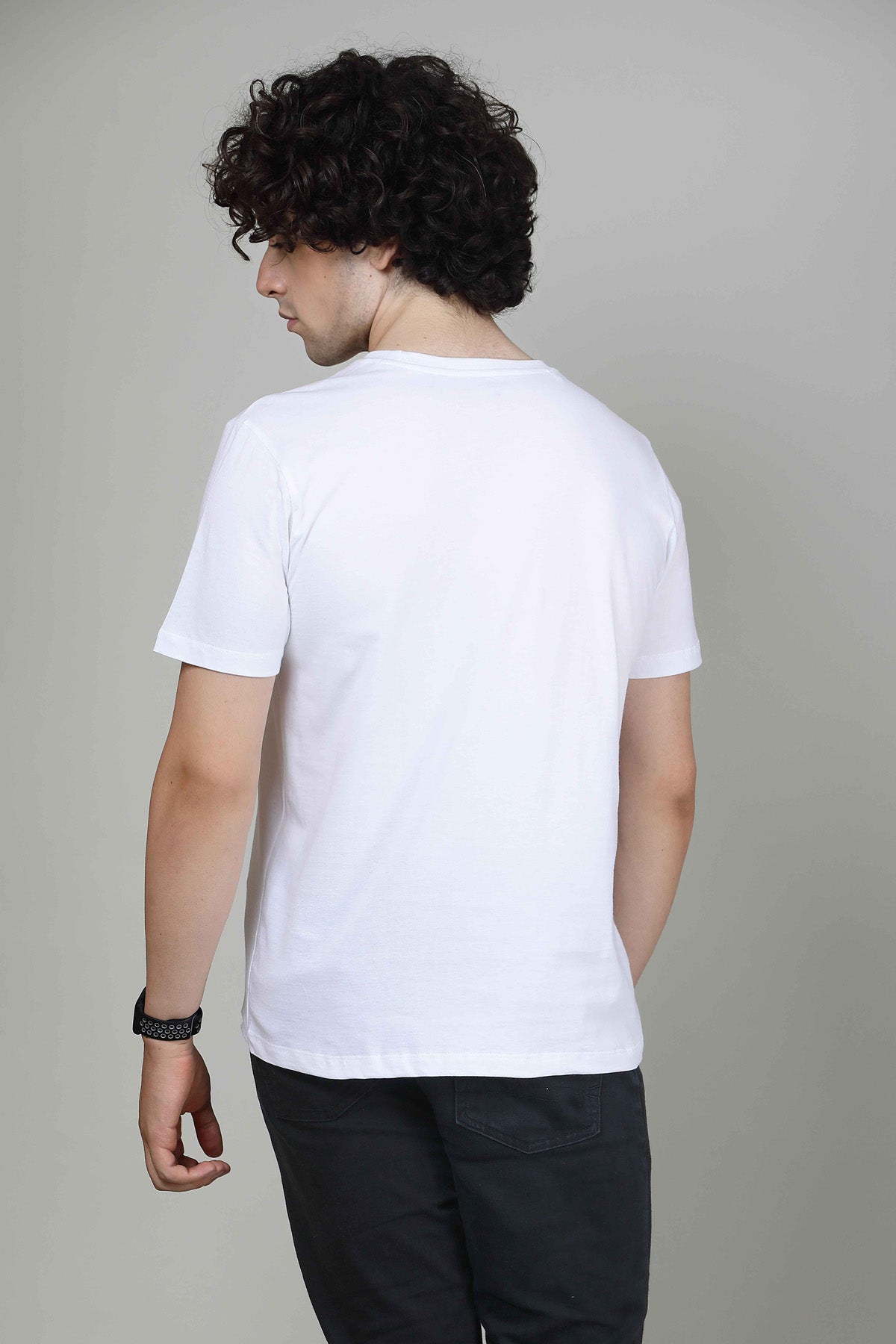 Radiant White - Mens Half sleeves T- Shirt T-SHIRT LOVER